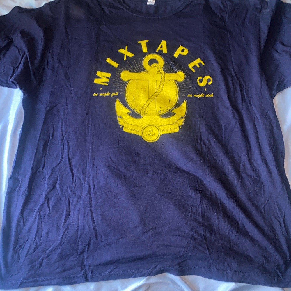 Mixtapes - Graphic T-Shirt dark blue size 3XL 🌙